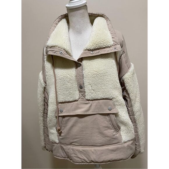 Daily Practice by Anthropologie Long-Sleeve Sherpa Jacket Size M - Picture 6 of 10
